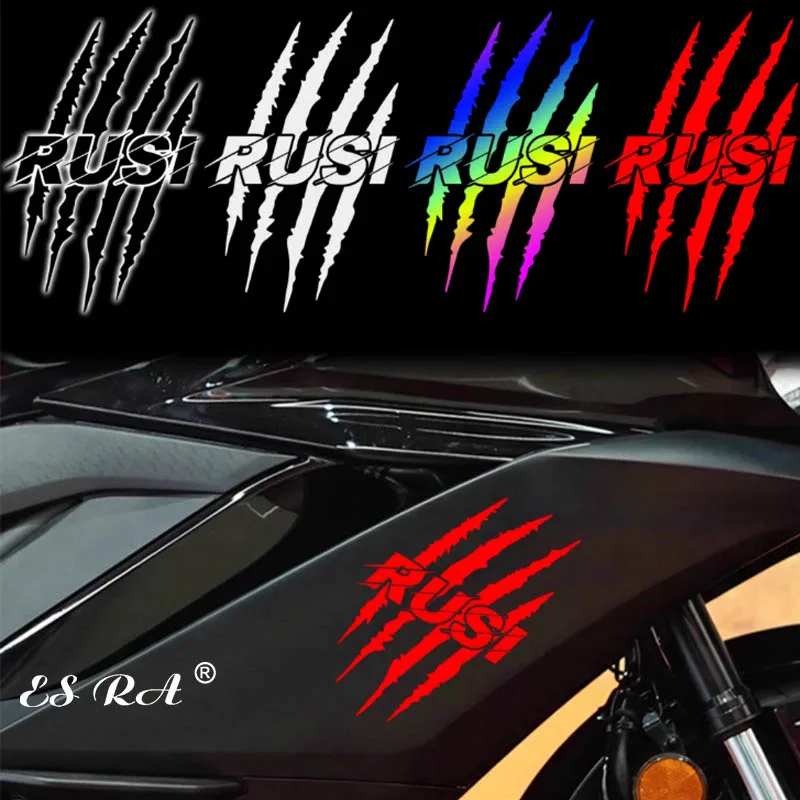 

Monster Claw Scratch Reflective Stickers Motorcycle Helmet Decorative Decals For Motorcycle Fuel Tank Car Body Light Decoration