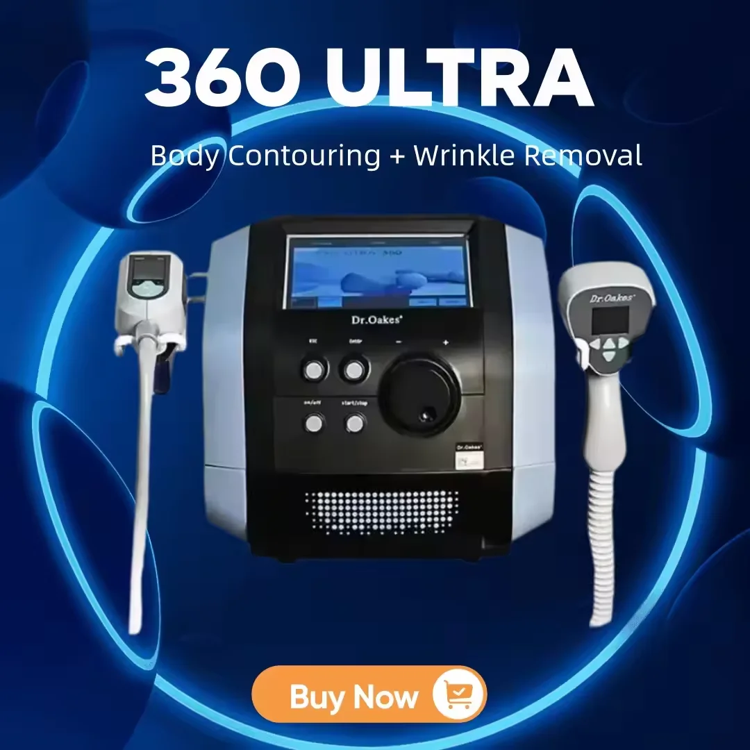 Ultra 360 RF Machine 2026 Hot Sale 2 Handles Ultrasonic Fat Dissolve Facial Lifting Wrinkle Removal Body Contouring for Salon Sk