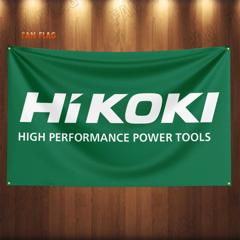 3x5 Ft Hikokis Tool Flag logo Polyester Printed Electrician Banner For Decor flag banner Hand Tool Powel Tools and accessories