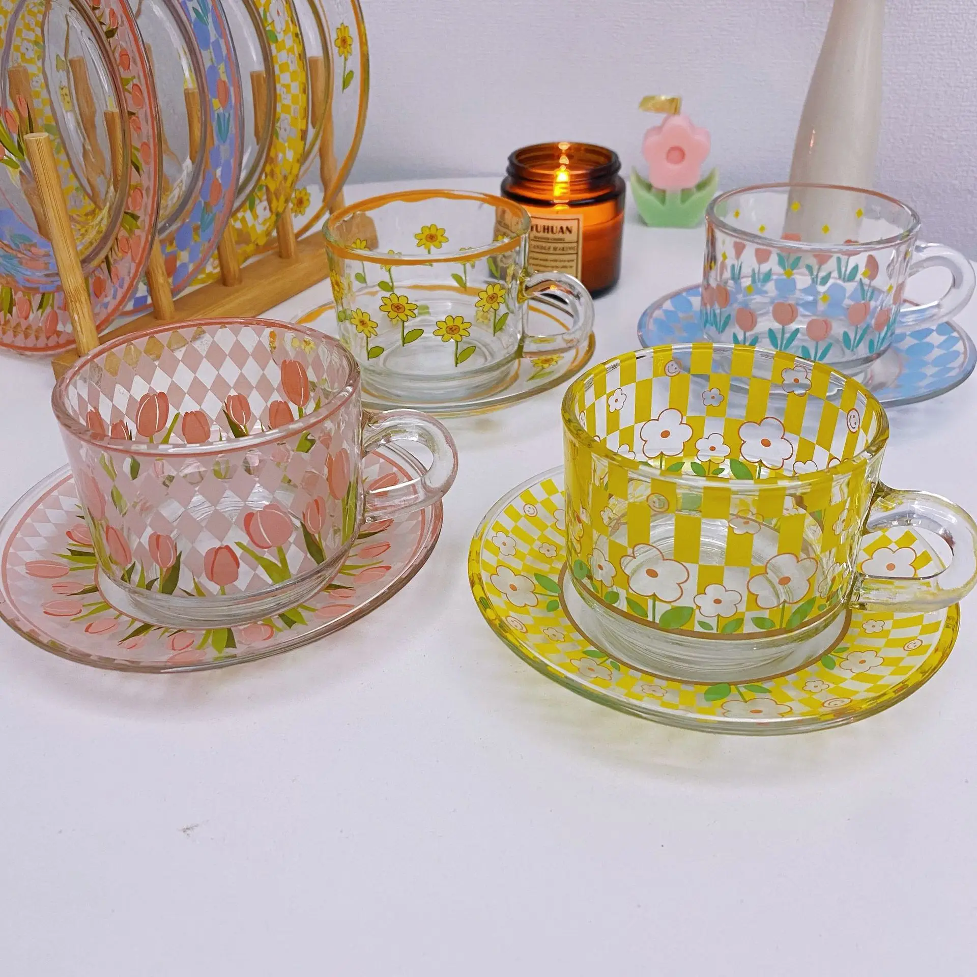 nouvelle-assiette-en-verre-tournesol-jaune-style-ins-tasse-a-cafe-pour-le-petit-dejeuner-et-le-the-de-l'apres-midi-tasse-a-dessert-faite-a-la-main-haute-valeur-esthetique