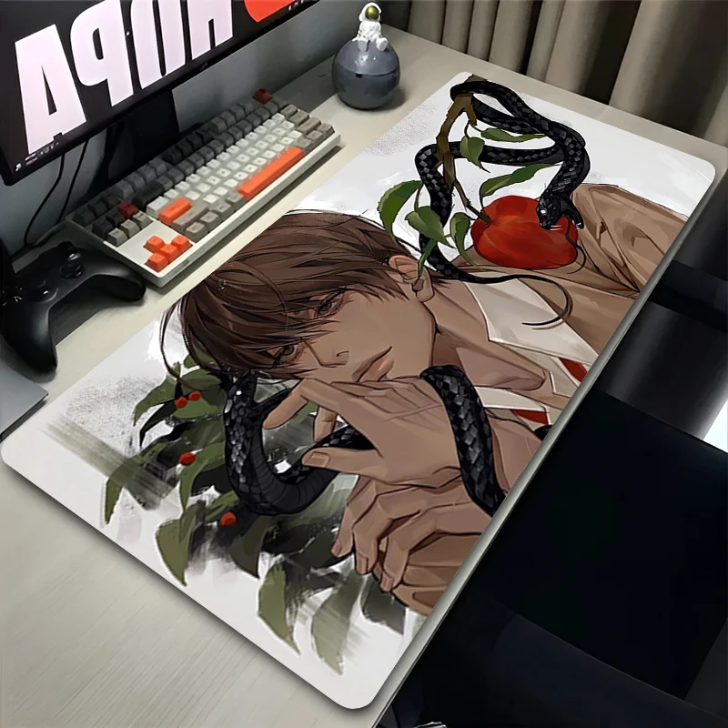 DEATH NOTE Mouse Pad Non-Slip Rubber Edge locking mousepads Game play mats notebook computer Pad table mat PC carpet Mousepad XL