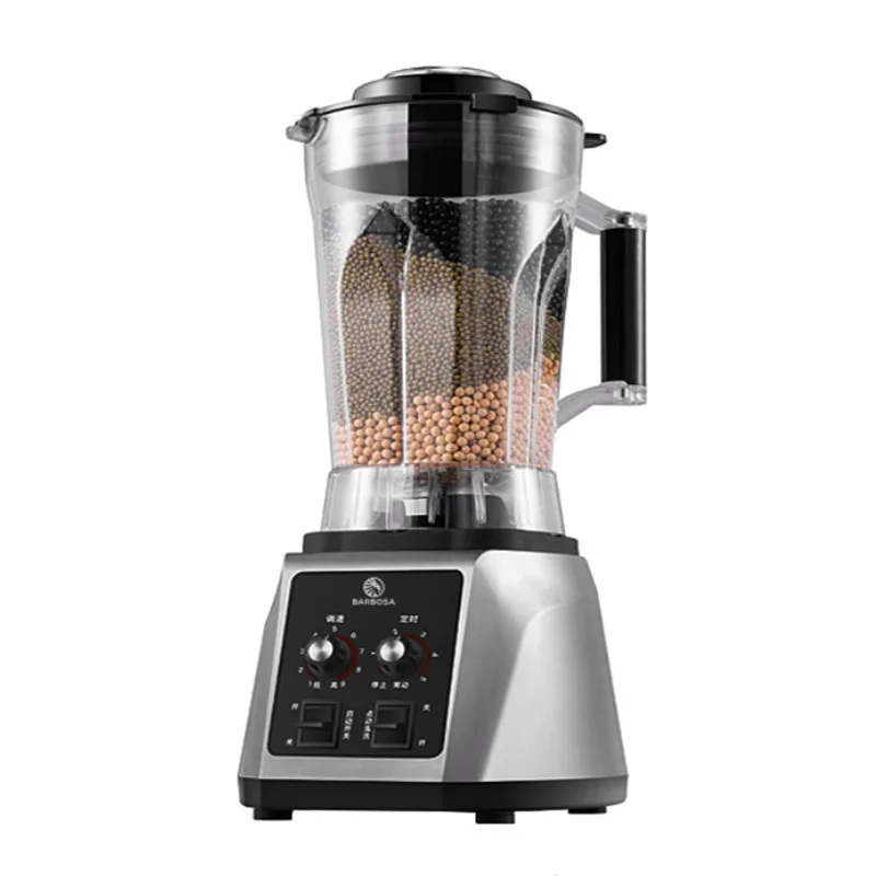 High-Power 6L Commercial Soy Milk Maker Multifunctional Electric UK Standard Blender for Smoothies Breakfast Juices Plastic
