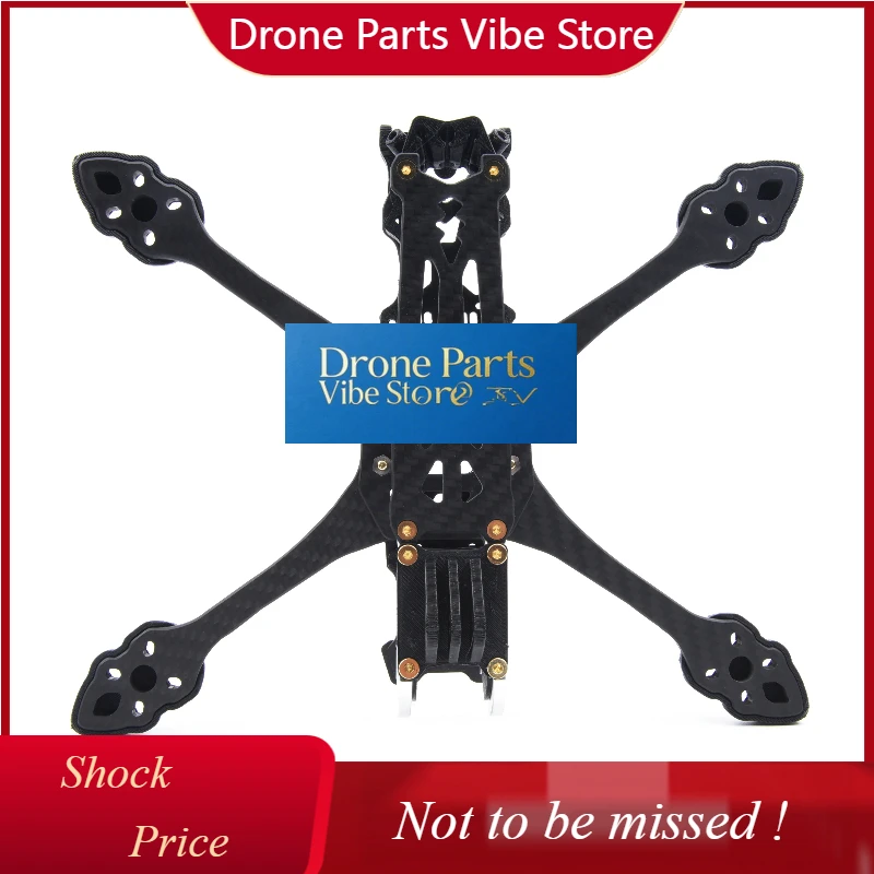 

DParts1MARK5 5inch 225 FPV Carbon Fiber Frame 225mm Wheelbase With 5mm Arm For 5 Inch Propeller Air Unit HD / Vista / Analog Qua