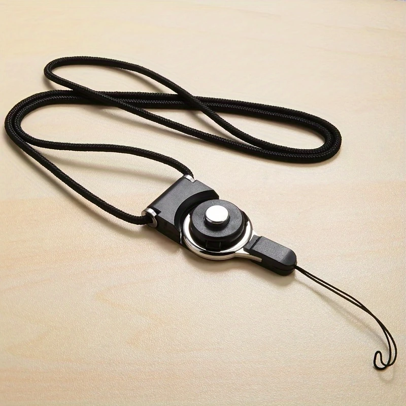 

Protect Your Phone And Camera Using a Sturdy Black Lanyard That Can Be Detached from The Neck!