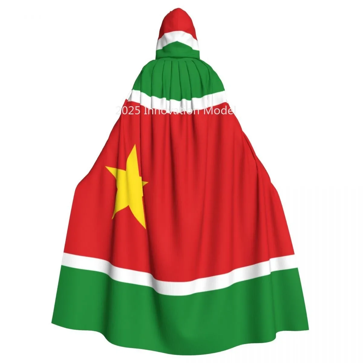 

2025 New Flag Of Guadeloupe Unisex Adult Cloak with Hood Long Witch Costume Cosplay