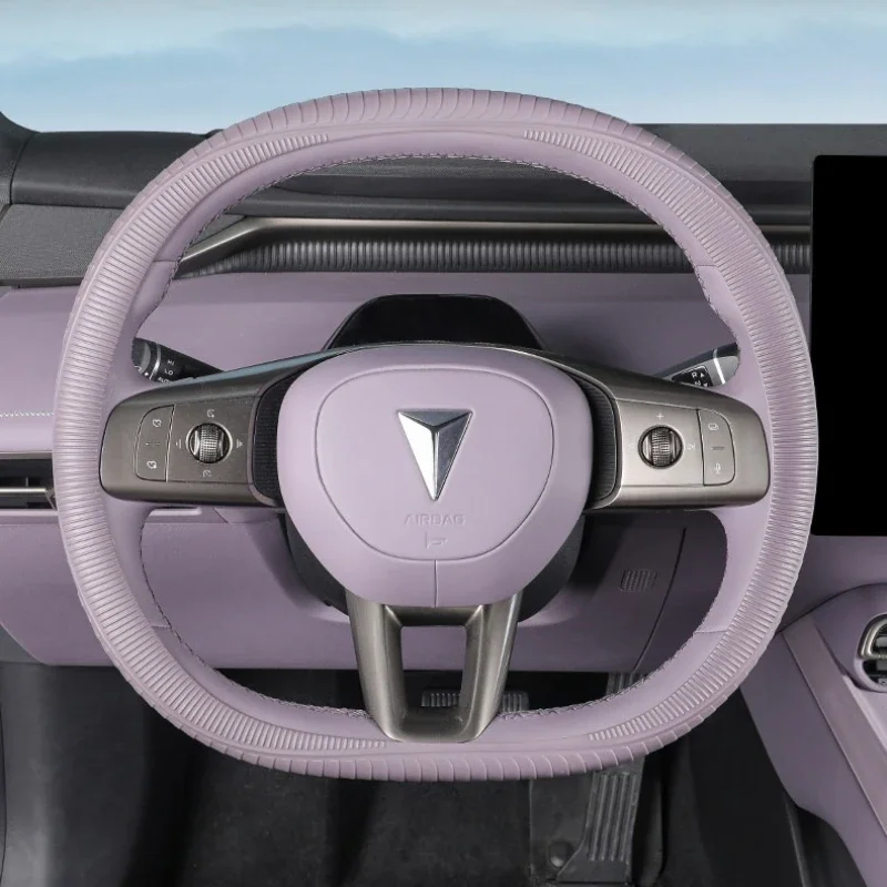 

Силиконовый чехол на руль для Changan DEEPAL L06, противоскользящий, всесезонный, универсальный, аксессуары для тюнинга салона автомобиля
