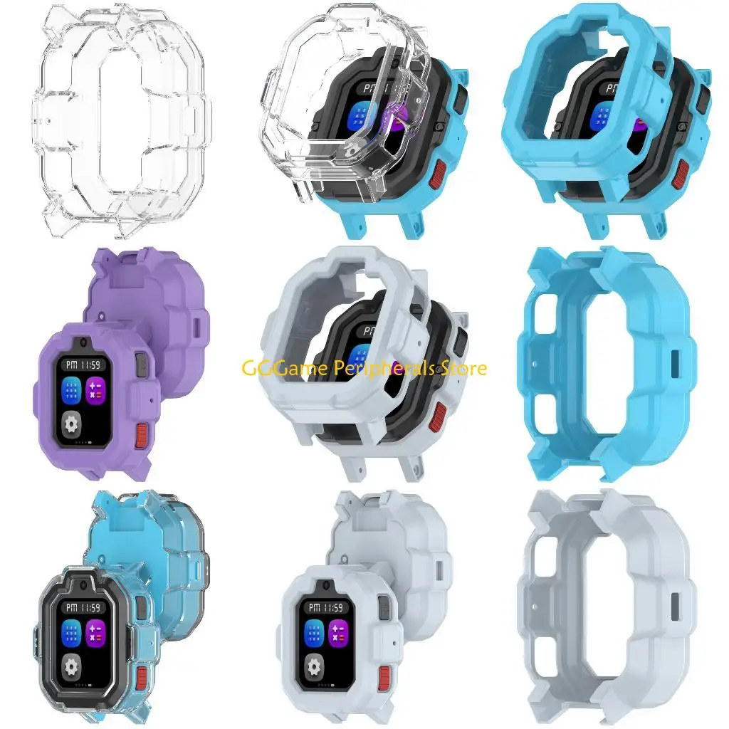 

U55B Flexible Smartwatch Protector Case Skin for TickTalk 5 Children's Watch Semi Wrap Design Multiple Color Available