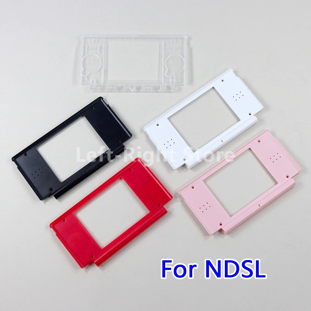 1 قطعة ل NDSL العلوي العلوي زر أسفل شاشة LCD الإطار الإسكان شل الجبهة الغطاء الخلفي حافظة غلاف بلاستيكي لوحدة التحكم DS لايت