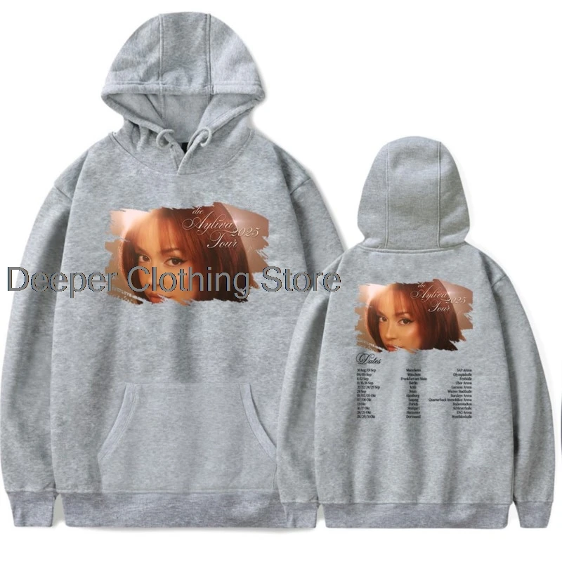 Ayliva 2025 ทัวร์Hoodies Merchพิมพ์สําหรับHoodiesผู้หญิงUnisexฤดูหนาวสบายๆเสื้อแขนยาวHoodedเสื้อผ้าผู้ชาย