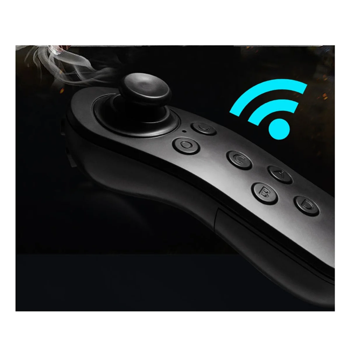 عصا تحكم ABGIVR لهاتف Android IOS وحدة تحكم بلوتوث الزناد Joypad وحدة تحكم الألعاب PC صندوق التلفزيون الذكي باللون الأبيض