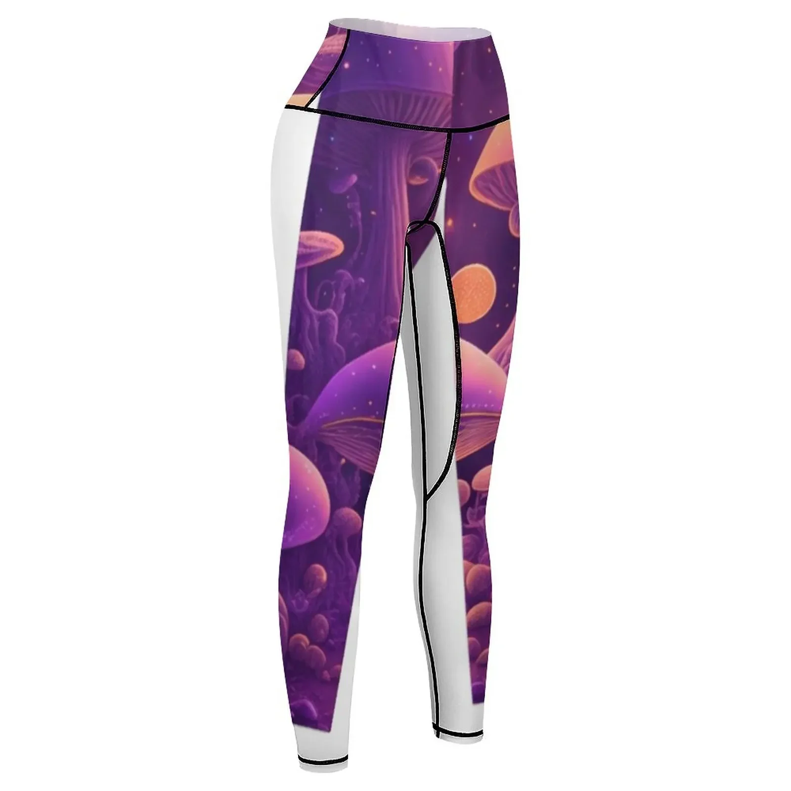 PLANETA DE MUSHROOMS Leggings leggings para esportes fitness para academia roupas de ginástica Leggings femininas