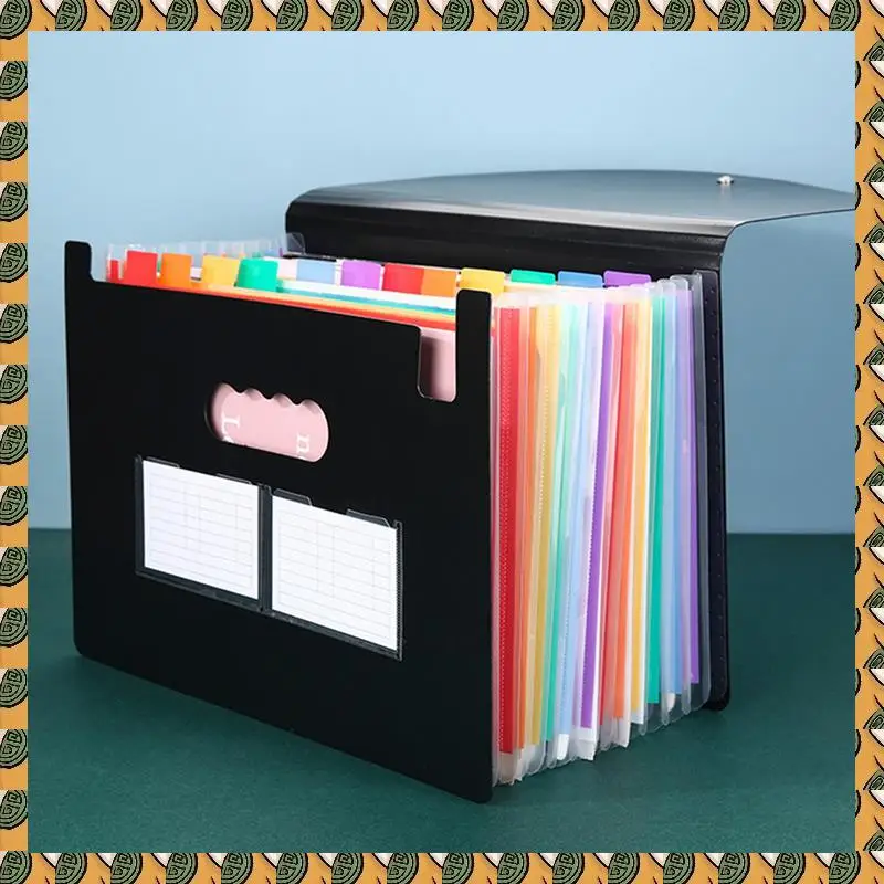 

A77I 2X13 карманов Расширяющаяся папка для файлов A4 Расширяемый органайзер для файлов Стоячая папка-гармошки