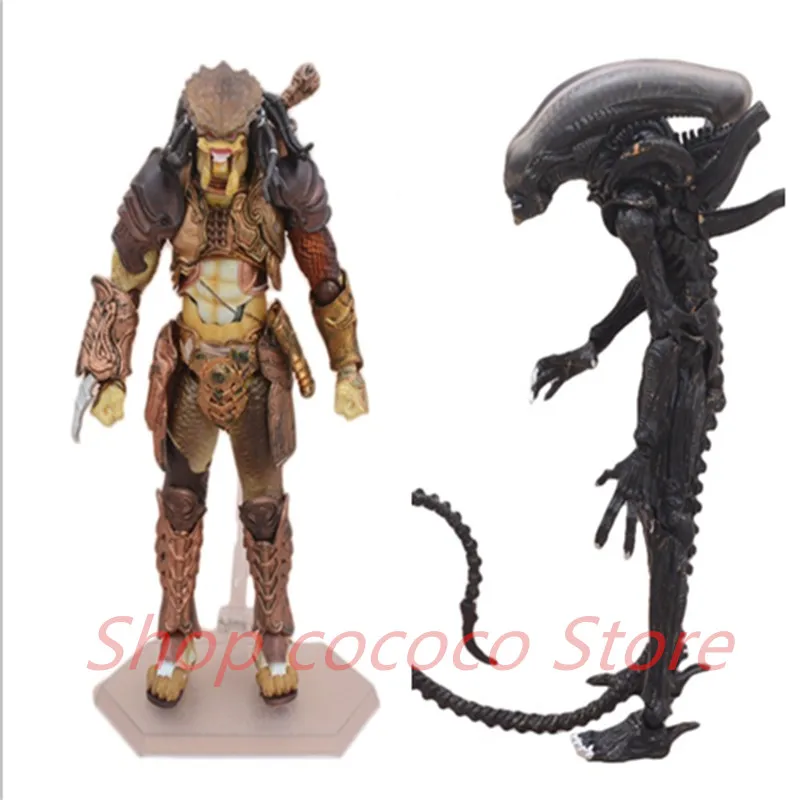 

Figma Alien SP-108 SP-109 Хищник 2 Takayuki Takeya Ver. Фигурка ПВХ Коллекционная модель игрушки Совместная подвижная кукла Коллекция