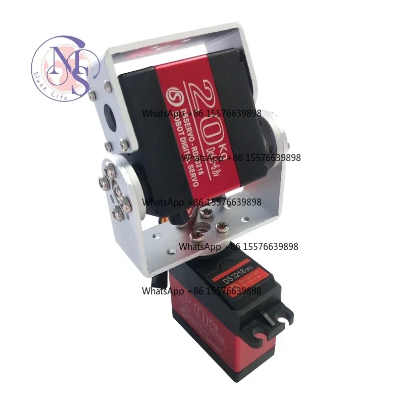 Dual Axis Digital Robot Servo, High Torque Metal Gear Arduino DIY Robotic Part
