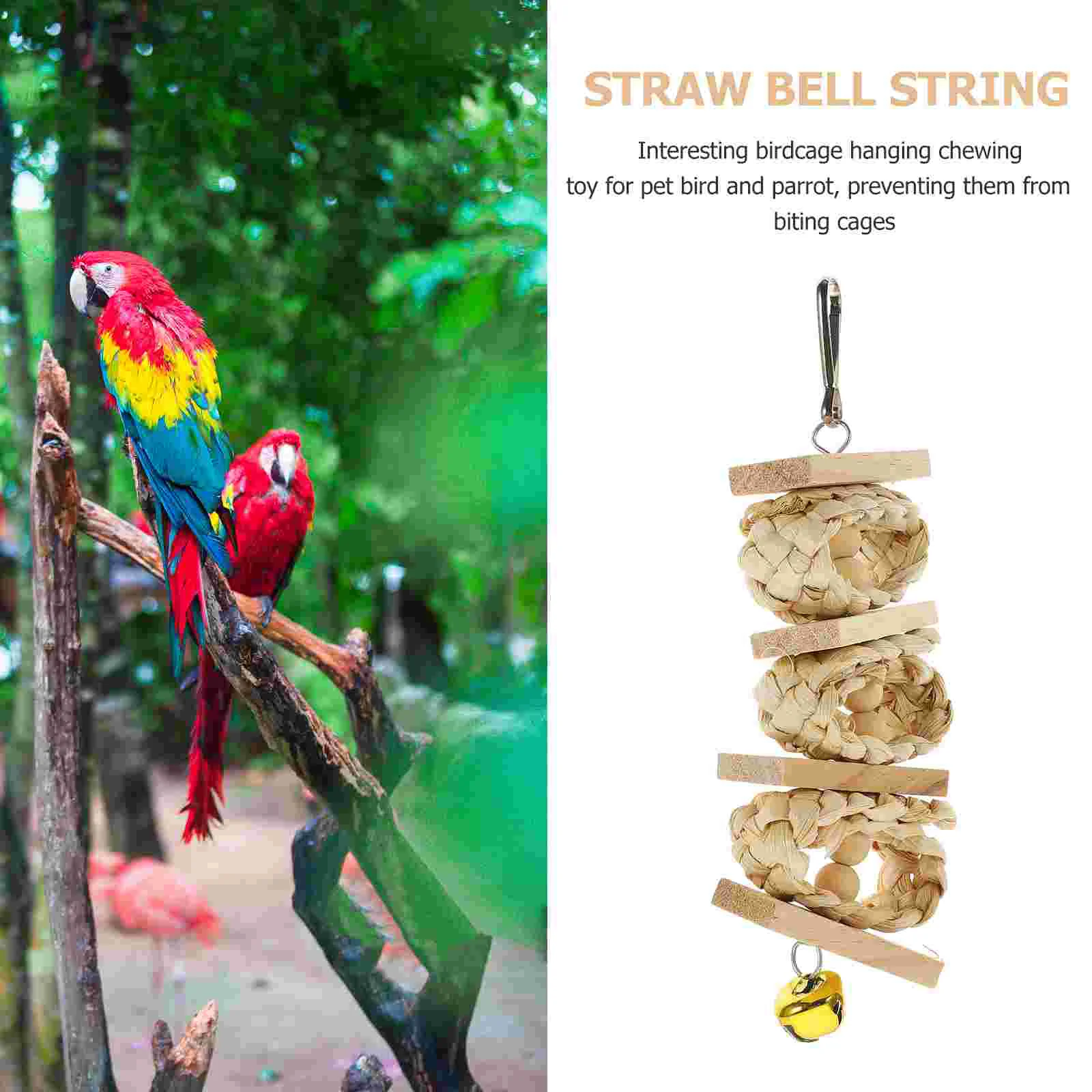 ألعاب شينشيلا الببغاء الطبيعي مضغ الطيور سوينغ قفص خشبي العلف أقفاص معلقة