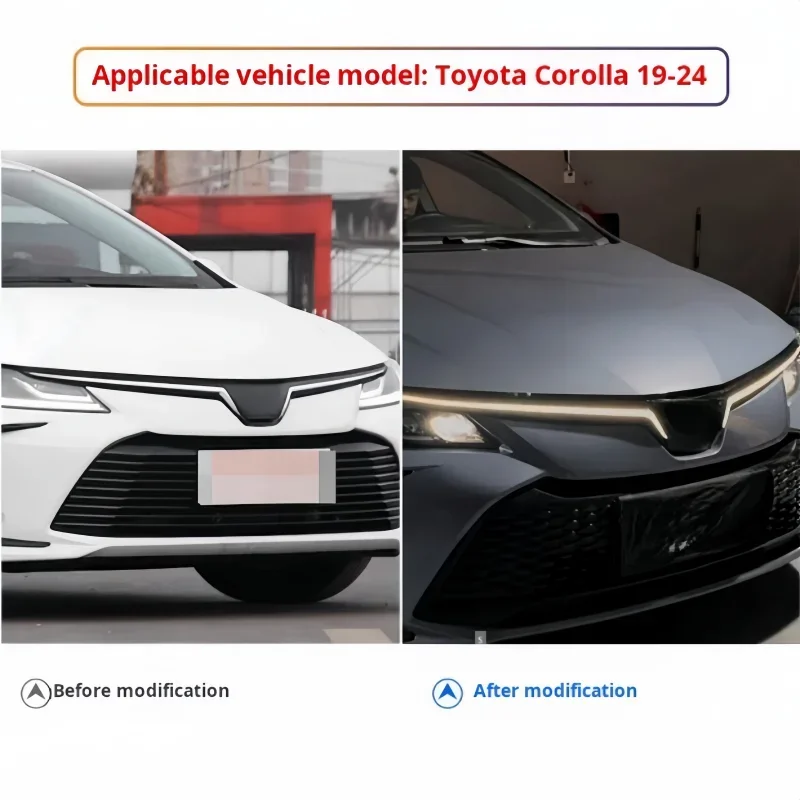 

ATGSA для 19-24 для Toyota Corolla модифицированный светодиодный стример, специальный передний проходной светильник, декоративная модификация света