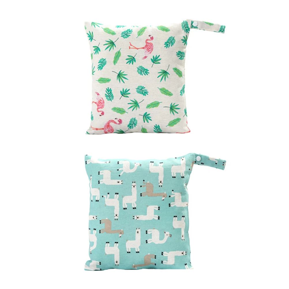

2 Pcs Bag Baby Diaper Organizer Pouches Organizer Pouches Waterproof TPU Cloth Storage Baby Toys Clothes Travel Outdoor Use