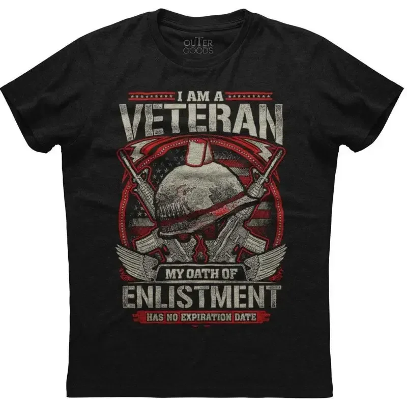 I Am A Veteran My Oath Of Enlistment Has No Expiration Date T shirt American USA