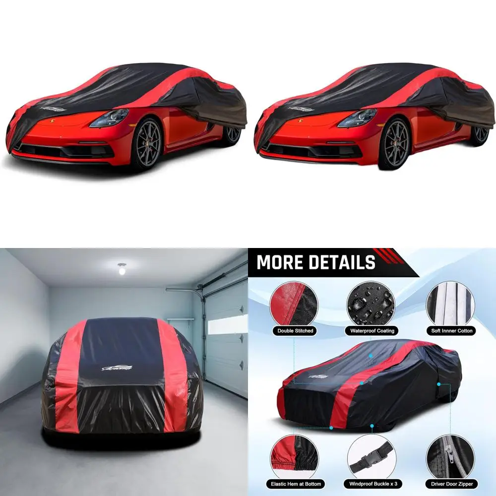 

Чехол для автомобиля на заказ для Cayman и Boxster 2006-2025 годов, водонепроницаемая всепогодная защита с хлопковым подкладом