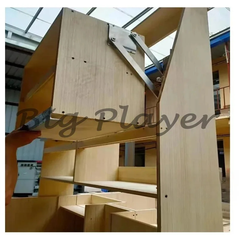 

Buffered DIY Cabinet Cupboard Storage Rack Lifter Lifting Bracket Pull Down Up