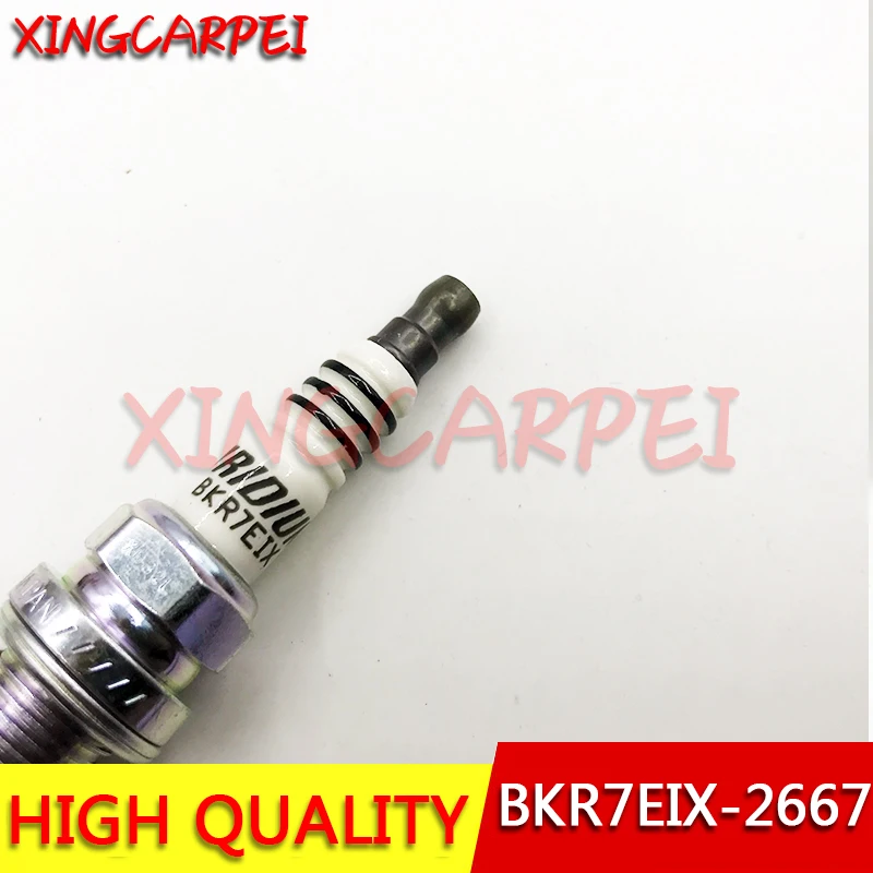 4pcs/lots BKR7EIX 2667 Iridium Spark Plug For Polaris Porsche BMW Honda Volvo BKR7EIX-2667 Auto Part