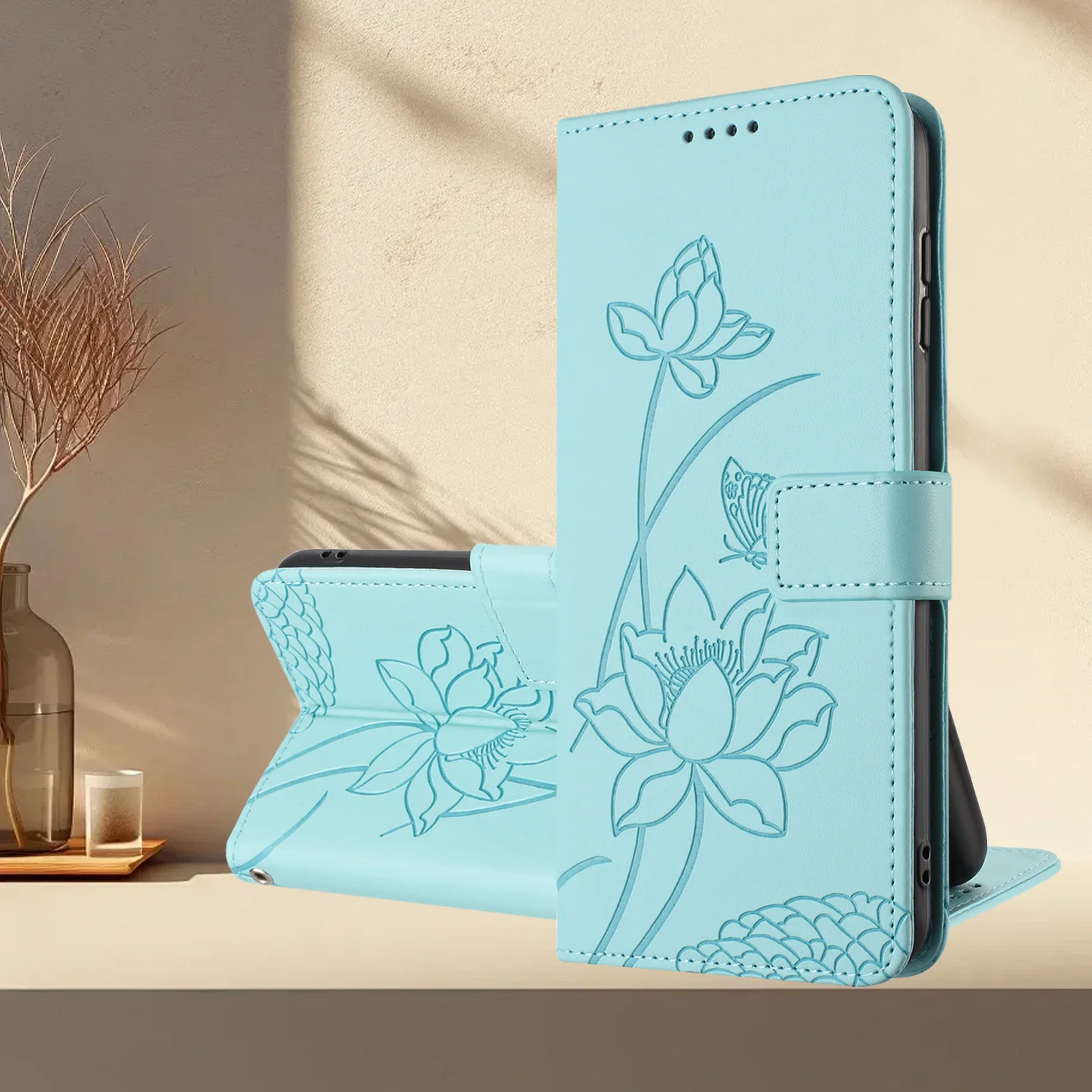 Custodia a portafoglio per telefono in pelle fiore 3D Supporto per libro per Google Pixel 10 9 Pro XL 8 7 9A 8A 7A 6A Slot per schede Custodia protettiva Flip Cover