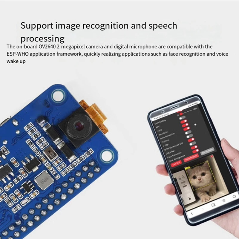 ESP32 Development Board 240Mhz 1622X1200 WIFI Bluetooth Support Image Voice Processing Board