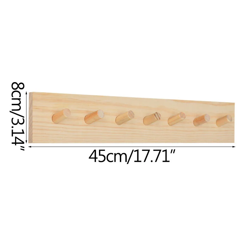 Estante de almacenamiento decorativo nórdico, ganchos de madera, percha creativa para abrigo, decoración de habitación de niños, estante de pared,