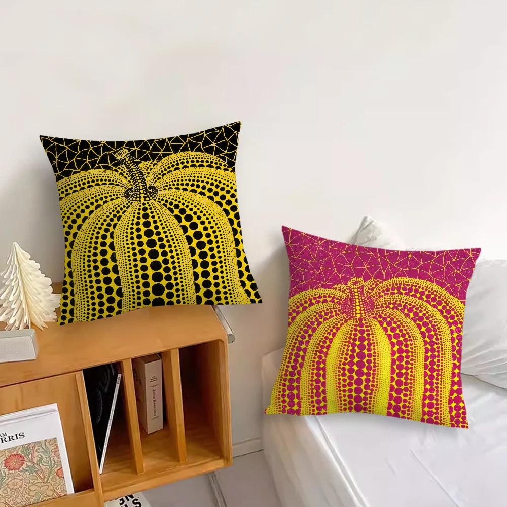 Yayoi Kusama Art Pillow Case Living Room Headboard Bedroom Office Cushion Cushion Sofa Nap Time