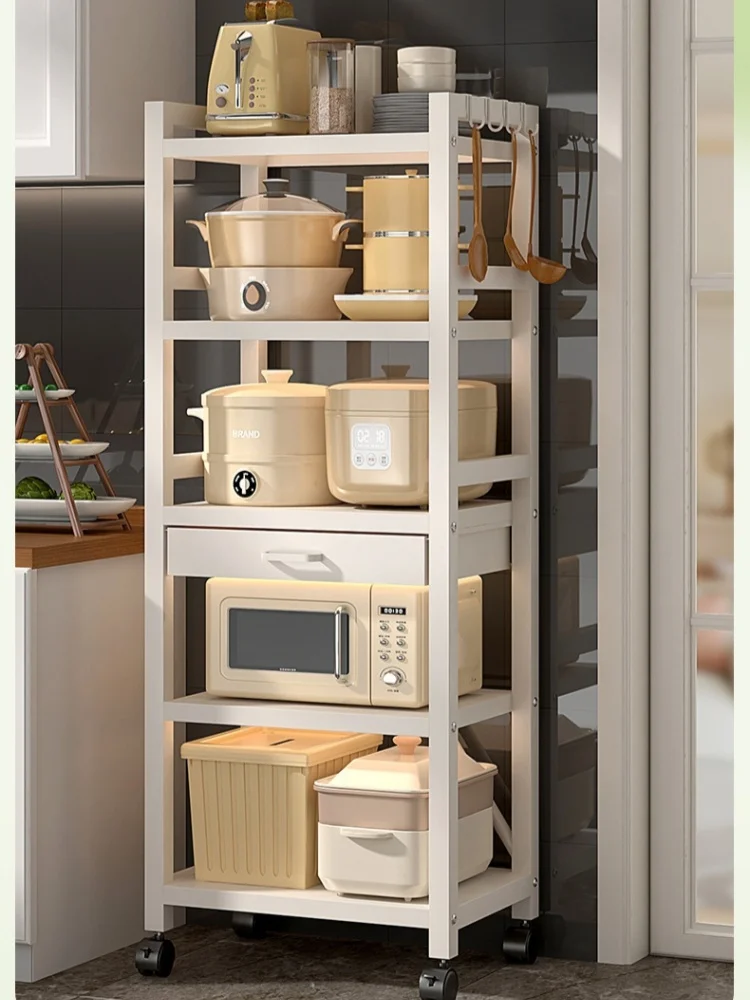

Microwave Stand Microwave Oven Rack Kitchen Storage Shelf Holder Cabinet Floor Drawer Cooktop Organizer Baker's Rack Shelves