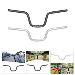 Mountain Road Bike Handlebar Aluminum Alloy 25.4mm Extra Long Riser Bar Lightweight M Type Riser Handlebars Cycling Accessory