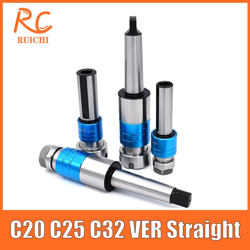 C20 C25 C32 VER ER16 ER20 ER25 ER32 VER16 VER20 VER25 VER32 Straight Shank Tool Holder Retractable Tapping Floating Tool Holder