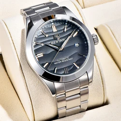 2024 New BENYAR 40MM Men Mechanical Wristwatches 50M Waterproof Automatic Diving Watches Luxurys Stainless Steel Watch for Men