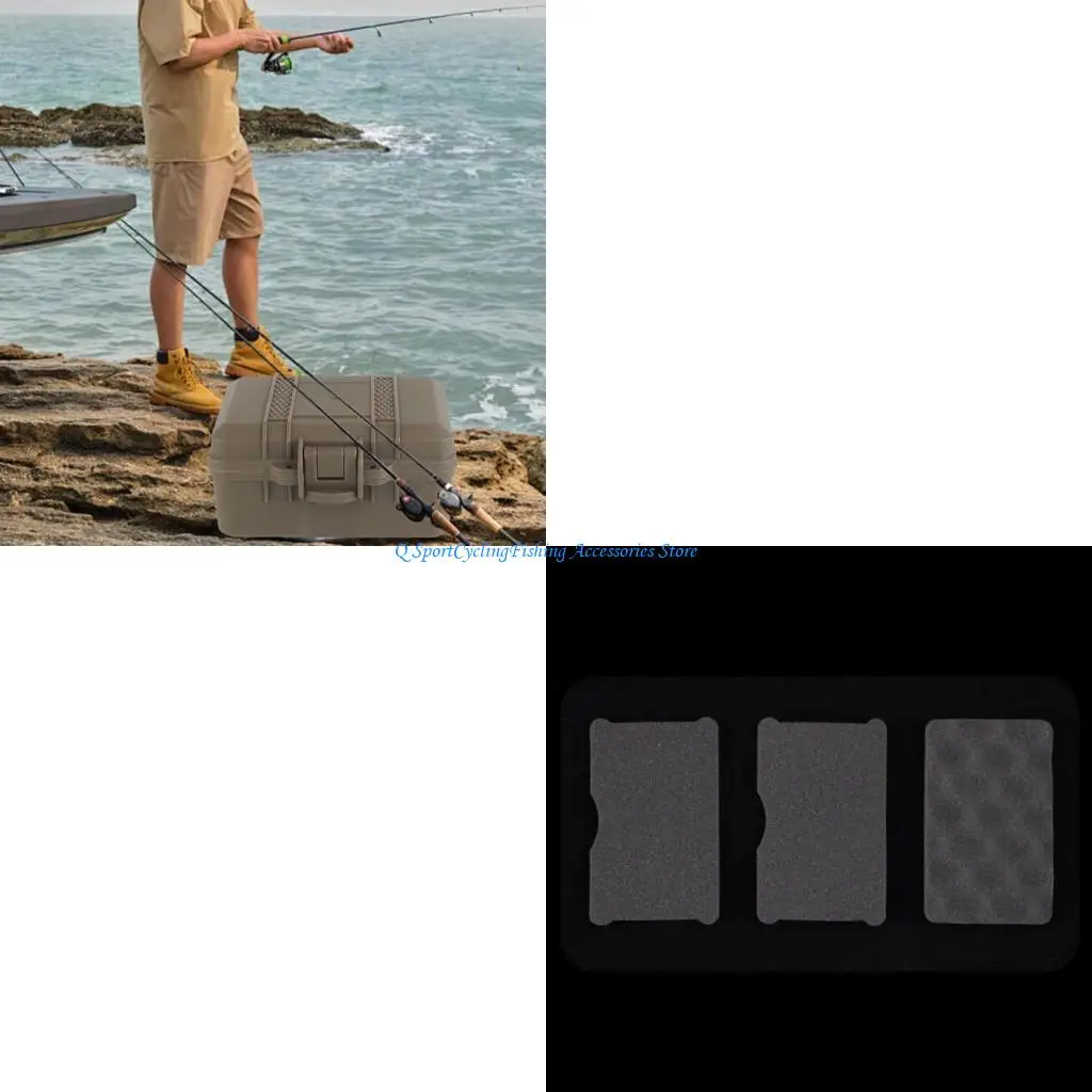  Portable Fishing Tackle Storage Bag Outdoor Fishing Protective Case Enduring