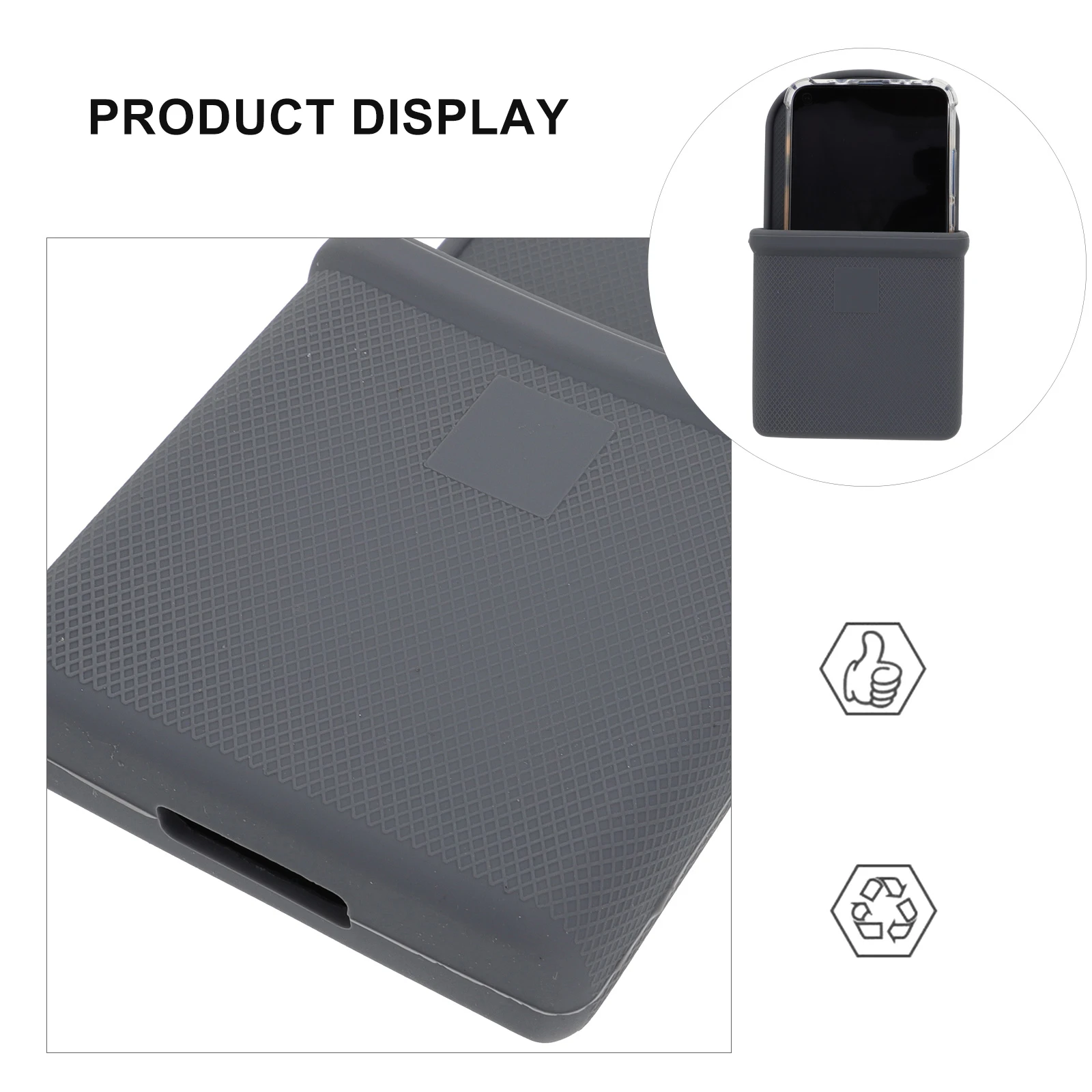 

Car Air Outlet Storage Bag Durable Material Practical Use Compartment Design Keys Cards Money Phone Remote Car Storage