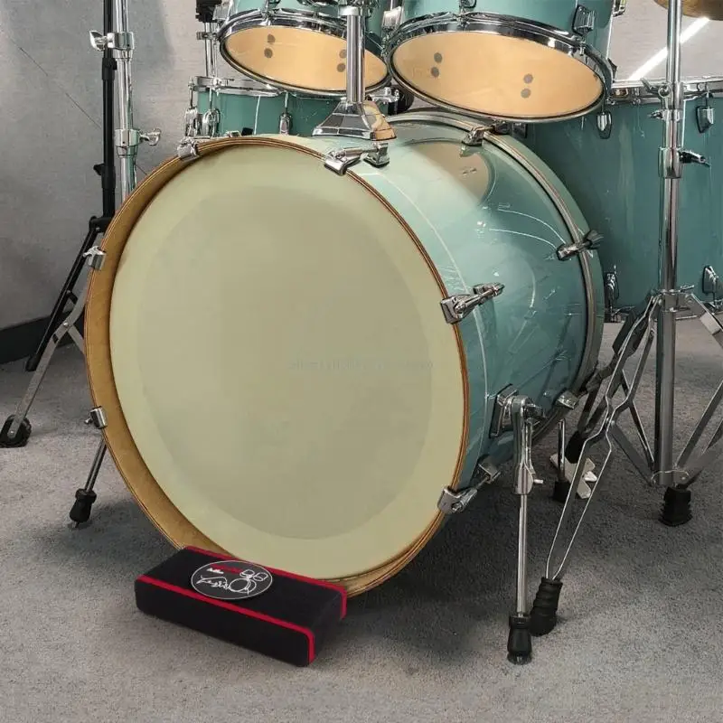  Bass Drum Stopper Accessory Pad Pedals Stabilizer Easy Setup Drum Anchors
