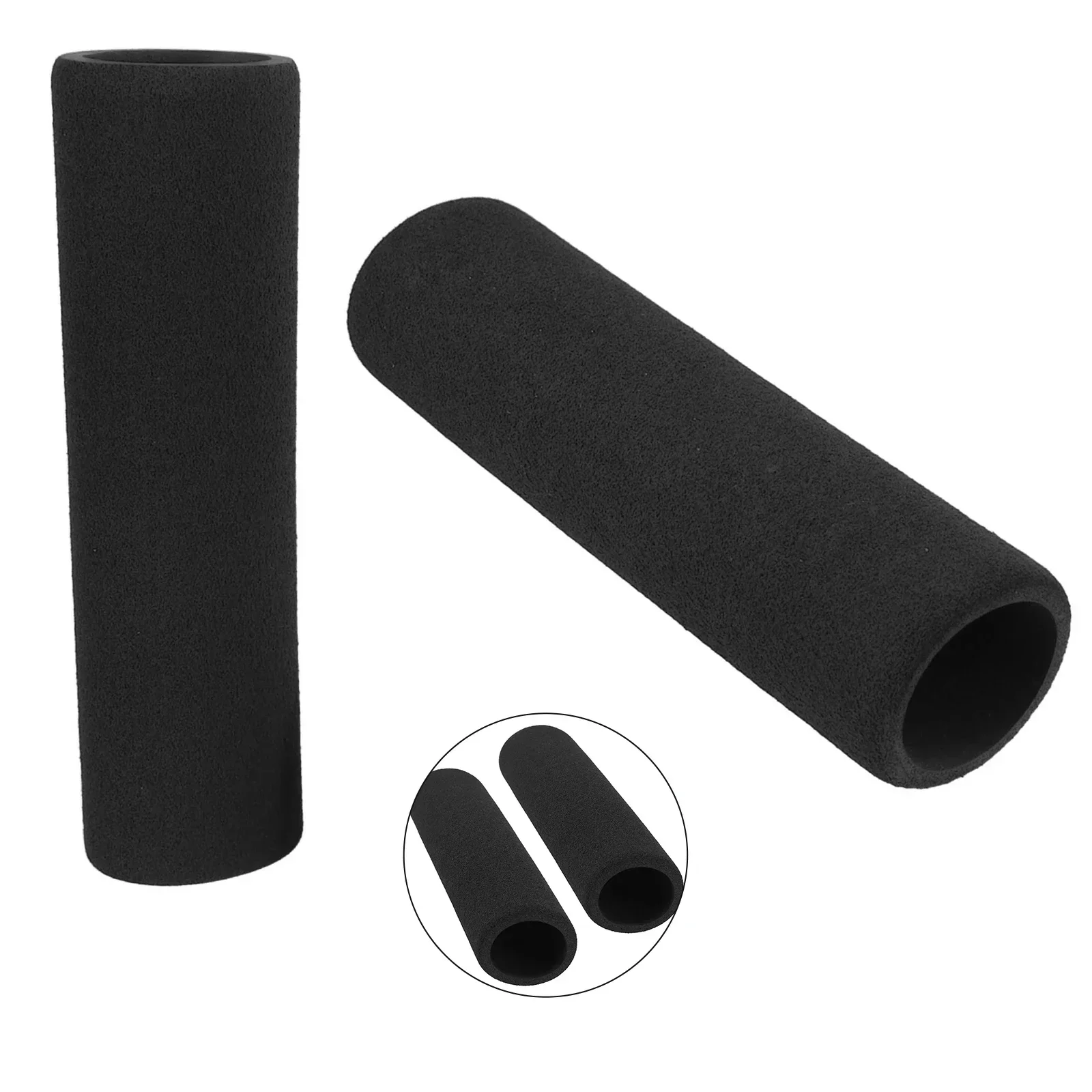 Motorcycle Over Grips 4.72 Inches 4MM Accessories Anti Vibration Foam Handle Bar Grip Covers Practical Replacement