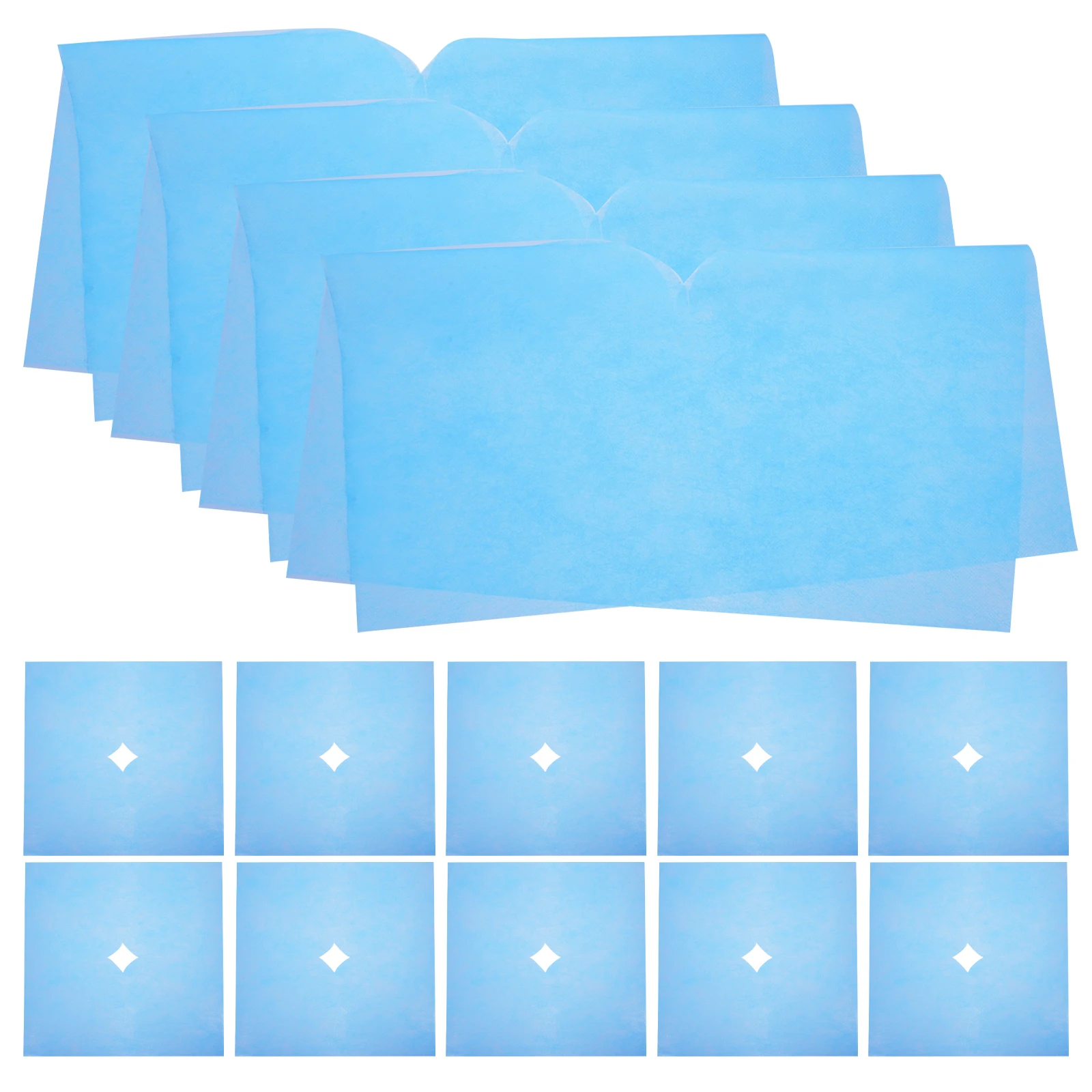 

100 шт., массажные наволочки для лица, одноразовые нетканые подушечки для подголовника, дышащая мягкая конструкция с отверстиями для салона, спа-ценники, красоты