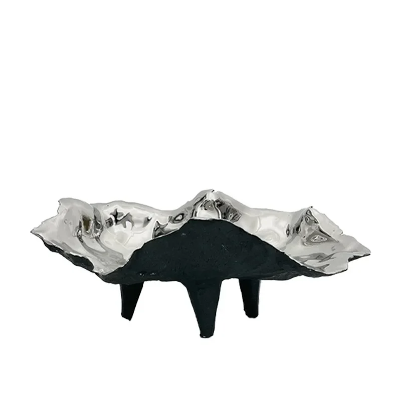 Creative model room soft decoration, living room dining table fruit plate dining table fruit basket simple ornament