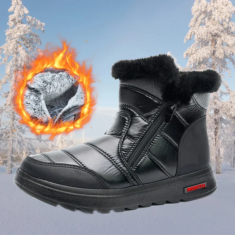 Winter Laag Uitgesneden Dameslaarzen Voor Warmte Dames Snowboots Waterdichte Doek Maat 43 Damesschoenen Casual Damesschoenen