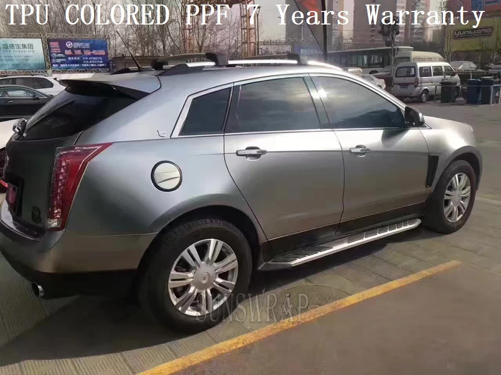 

Chrome Tungsten Steel Car PPF Film - Color Shift Metallic Wrap Full Car Body Protection - Scratch Protection-Self healing film