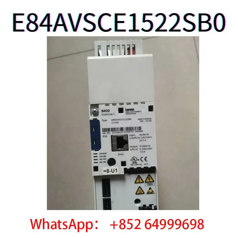 

second-hand E84AVSCE1522SB0 frequency converter 1.5KW tested ok