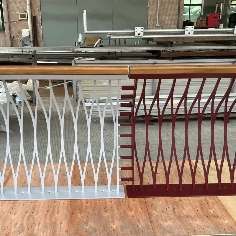 High Quality Customizable Aluminum Fence 6 Feet Eco-Friendly Modern Design Nature Pattern 3D Modeling for Outdoor Home