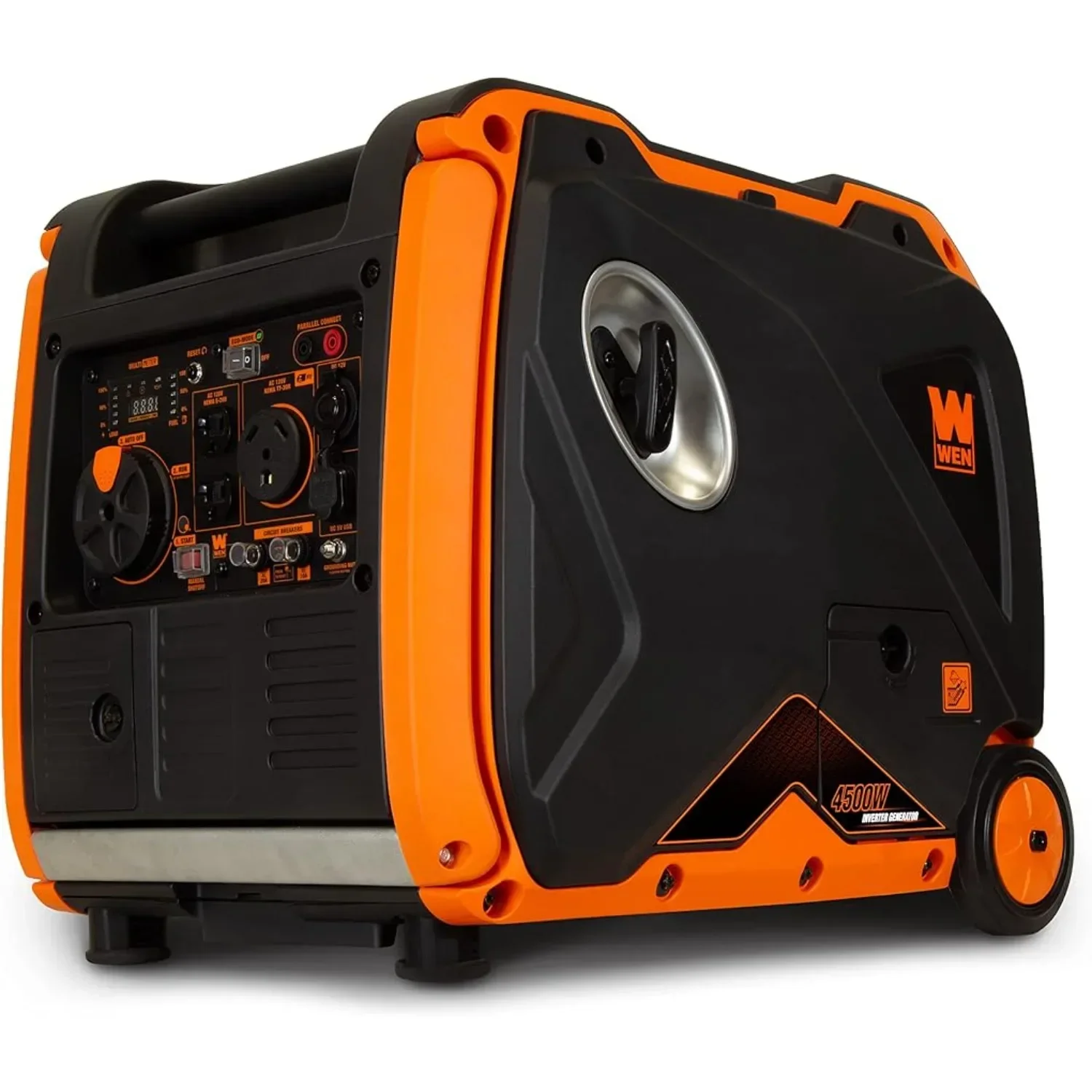 NEW 56455i Super Quiet 4500-Watt RV-Ready Portable Inverter Generator with Fuel Shut-Off and Electric Start Black