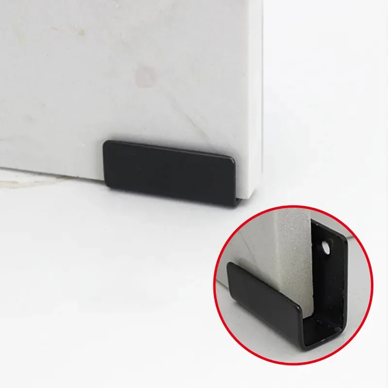 Wall hanger hanger fastener, practical hook tile display, black metal tile bracket public hook hanger heavy wall type
