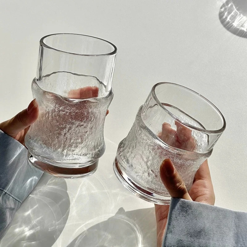 Ins Style Creative High-end Anti Scald Bamboo Set Hanging Ice Cup, Coffee Cup, Water Cup, Banquet Table Decoration Gift