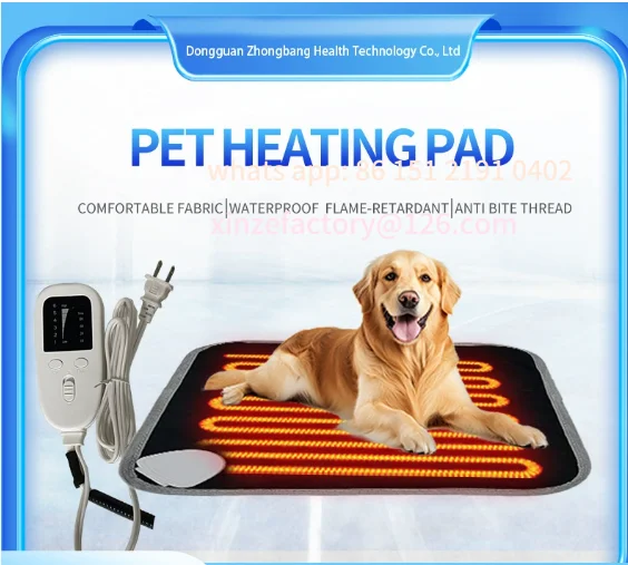 

Customizable new comfortable pet heating mat, autumn and winter temperature adjustable electric heating kennel pet heating mat