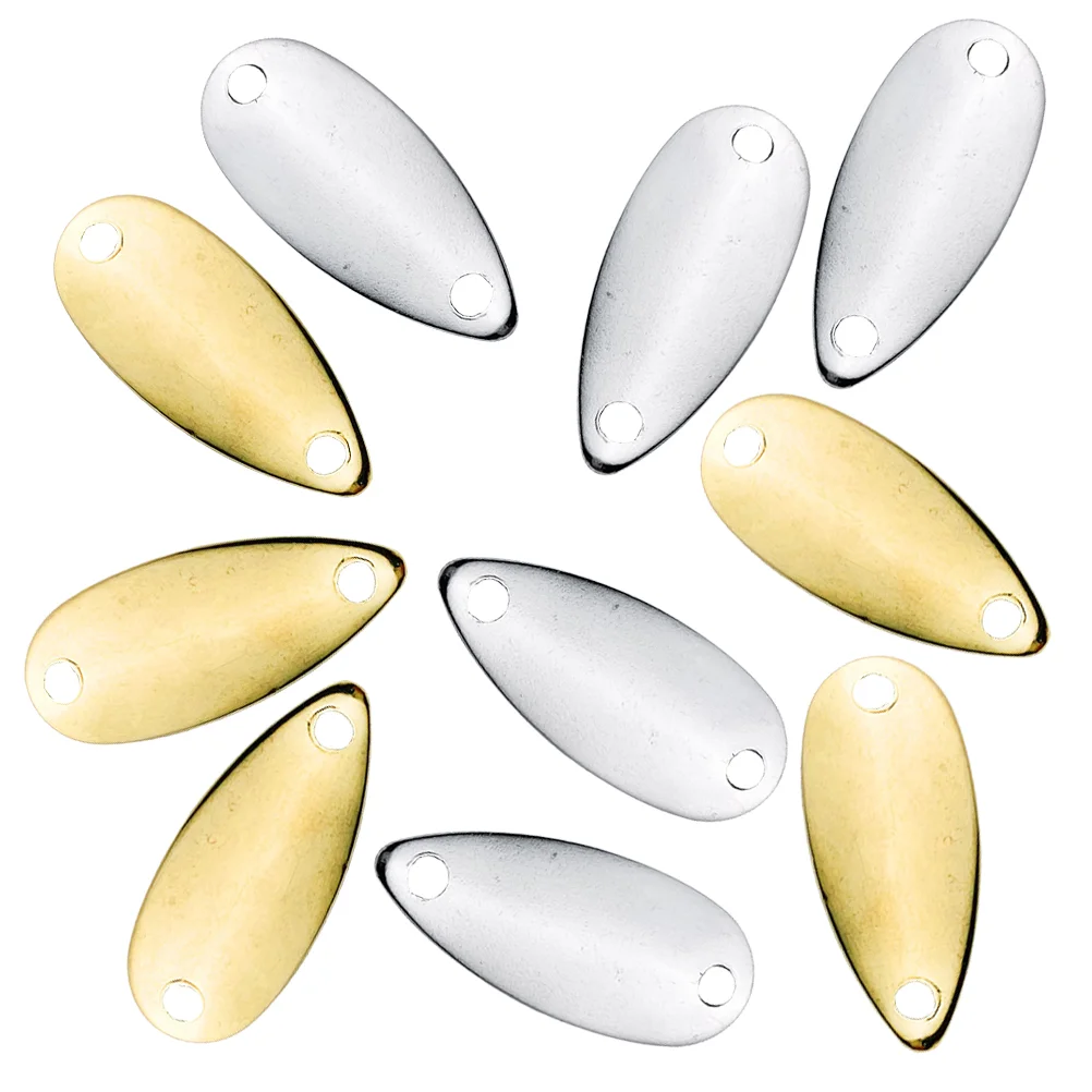 

20 Pcs Fishing Spinners Sequin Cock Blade High Class Material Service Life Bright Color Portable Lure Attract Fish