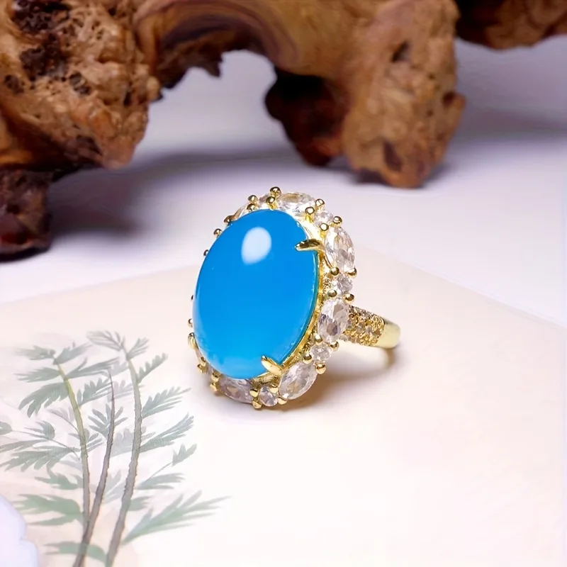 

New Agate Luxury Declaration Ring Unisex, Adjustable Minimalist Jewelry