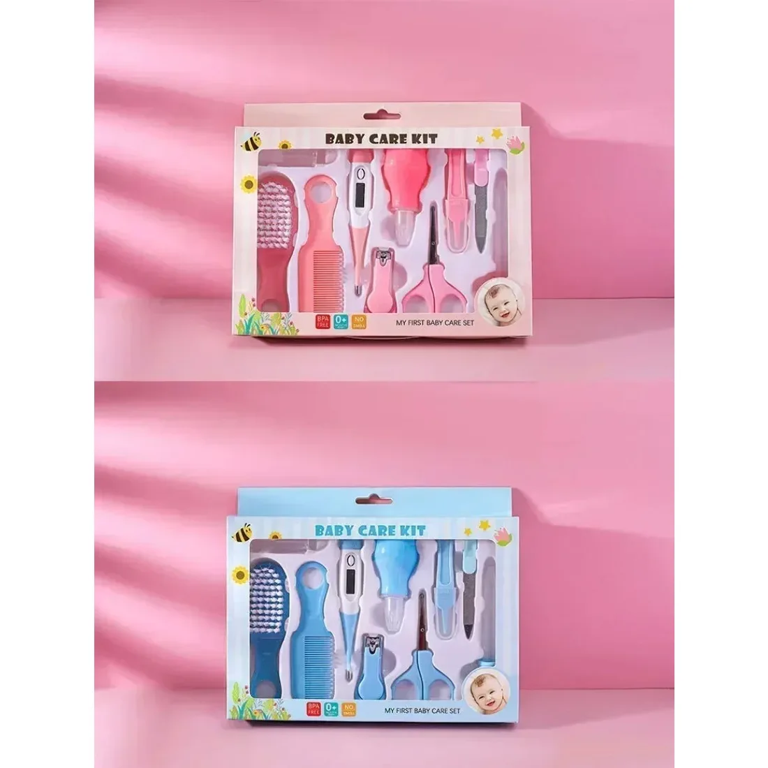 

Baby Health & Grooming Essentials Set – 10PCS Infant Care Kit with Storage Case, Perfect Baby Shower Gift